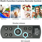 for Sony Camera Wireless Remote Control,Rechargeable Shutter Release with OLED Screen for Sony ZV-1,ZV-E10, A6400, A6700, A7C,A7III,A7IV,RX100 VII, DSC-RX0 II,DSC-RX100 VII, Replace RMT-P1BT