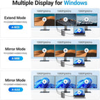 ACASIS USB C Docking Station Dual Monitor, 16-in-1 Laptpop Docking Station with 2* HDMI,VGA,2.5G Ethernet,SD/TF10Gbps USB-C 3.1,3.5mm Audio,PD100W,USBC Hub for MacBook/Dell/Lenovo/HP/ThinkPad (Sliver)