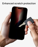 ZAGG Glass Elite Privacy Screen Protector for iPhone 16 Pro Max - 2-Way Privacy Filter, Ultra-Strong Tempered Glass, 5X Stronger, InvisibleShield, Smudge-Free, Easy Install, Recycled Content