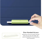 ELETIUO 3 Pack Silicone Pencil Holder Sleeve,Compatible with Apple Pencil (USB-C),Apple Pencil 1st/ 2nd Generation,Strong Adhesive Sticky Attached to iPad Case for Stylus Pens,White,Black,Green