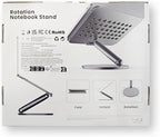 LULULOOK Laptop Stand for Desk 2025, 360 Rotating Adjustable Laptop Riser, Upgraded Foldable Full Aluminum Alloy Computer Stand for MacBook Pro/Air, Dell, HP, Lenovo and Other 10-17inch Laptops