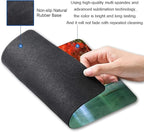 Mouse Pad, Natural Landscape Mouse Mad, Square Waterproof Mouse Pad Non-Slip Rubber Base MousePads for Office Laptop, 9.5"x7.9"x0.12" Inch(Waterfall in Autumn Forest)