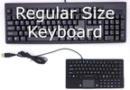 DSI Waterproof Mini Keyboard with Touchpad IP68 Washable Silicone KB-JH-IKB89