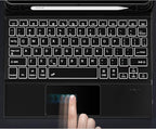 Sahara - Navigate Series Keyboard Case with Track Pad for iPad Air 11" (M2 2024/M3 2025), Black, (TB00425)