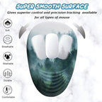 Ergonomic Mouse Pad with Wrist Support, Desktop Mouse Pad Wrist Rest Design and Non-Slip PU Base, Computer Mousepads for Pain Relief, Office & Home, Fog Forest