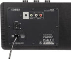 Edifier D12 Integrated Desktop Computer Speakers with Bluetooth 5.0, Wireless Stereo Tabletop Speaker 70 Watts RMS with Subwoofer Line Out, RCA, Aux Input for PC Monitor Laptop -Black