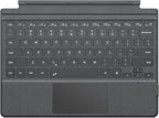 MoKo Type Cover Compatible with Microsoft Surface Pro 7 Plus 2021/ Pro 7 / Pro 6 / Pro 5 / Pro 4 /Pro 3, Lightweight Wireless Replacement Keyboard with Trackpad & Built-in Rechargeable Battery, Gray