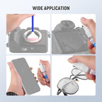 NEEWER 12 in 1 Camera Lens Cleaning Kit for DSLR Cameras, Electronics, Smartphones, Tablets, 10x Cleaning Swab for 24mm Full Frame Sensor + 1x Cleaner Spray + 1x Cloth, HM-46