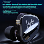 CCA Hydro in Ear Monitor Headphones with 4 Tuning Switches, 2DD 8BA Hybrid Driver Gaming Earbuds, HiFi Bass IEM Earphones for Musicians Singers Audio Engineers Audiophile Dj Drummers