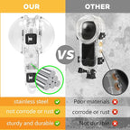 Invisible Dive Housing Case for Insta360 X5,Waterproof Up to 60M/196ft Invisible Underwater Photography Housing, X5 Protective Cover Shell with Bracket Accessories2