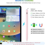 Charging, HATOKU Pencil for iPad with Tilt & Palm Rejection, Magnetic Stylus Pen for ipad Air M3/3/4/5, iPad mini 5/6, ipad 6/7/8/9/10/11 Gen, ipad Pro 11/12.9 (Pink)