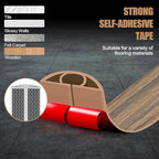 Floor Cord Cover Self Adhesive Cord Hider,10FT Cable Management, Extension Strip Protector for Wires, Prevent Cable Trips for Offices, Gyms, Exhibitions Cavity:0.39"(W) x0.27(H) Woodsmokedbrown
