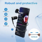 USB C Earbuds with Microphone 5 Pack, in-Ear Wired Headphones with Noise Isolating, Type C Earphone Heavy Bass Stereo Headsets Compatible with iPad, Android Smartphones, for Most USB-C Devices