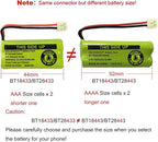 BT18433/BT28433 2.4V 550mAh Ni-Mh BT184342/BT284342 Cordless Phone Battery BT8000/BT8001 BT-6010 BT-8300 BT-1011 BT-1018 BT-1022 CPH-515D CS6209 CS6219 CS6229 DS6301 DS6101 CL80109 (8 Pack)