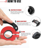 Pro Barbell Clips 1 inch Barbell Clamps 0.9-1.18inch Quick Release Weight Clips for Bars Multi-Size Adjustable Olympic Barbell Clamps