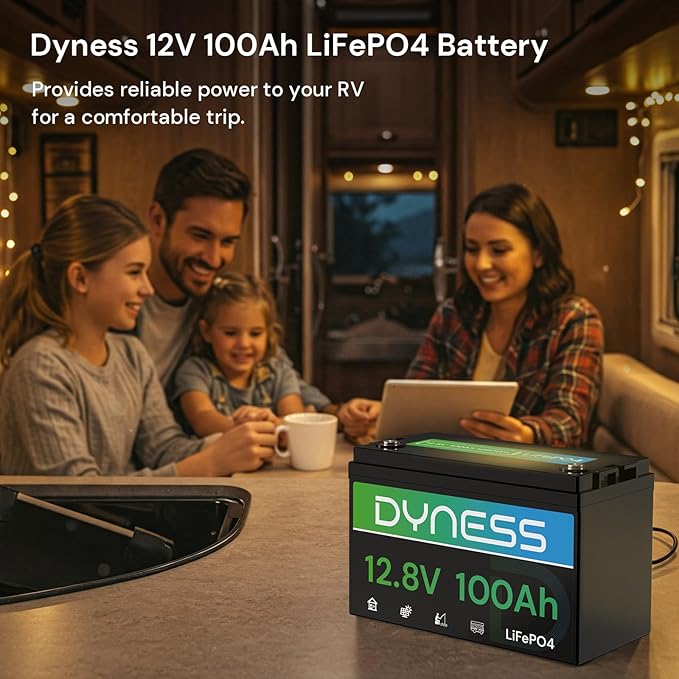 12V 100Ah LiFePO4 Lithium Battery (3 Pack) BCI Group 31 with Low-Temp Protection, A+ Grade Cell Built-in 100A BMS, 12 Volt Lithium Battery Perfect for RV, Solar System, Off-Grid, Home Energy