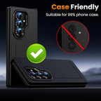 YWXTW for Samsung Galaxy Z Fold 7 Camera Lens Protector, [12X Stronger Adhesion] Individual Anti Scratch Metal Ring Tempered Glass Camera Screen Protector for Z Fold 7 Accessories 2025 (Black)