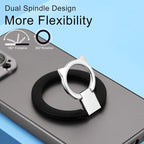 Magnetic Phone Grip for MagSafe, EI Sonador Magnet Phone Ring Holder, Removable, Compatible with iPhone 14 Plus 13 12 Pro Max Mini (Black)