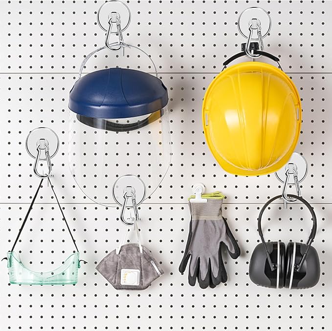 LOVIMAG Magnetic Hooks Heavy Duty, 200LBS+ Super Strong Magnetic Hooks Cruise, Powerful Neodymium Magnets Hook with Swivel Carabiner Hook for Hanging, Kitchen, Cruise Cabins, Grill, Tool Room-2 Pack