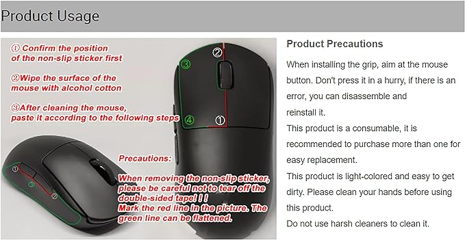 Grip Tape for Razer Viper V3 Pro - Anti-Slip,Enhanced Control, Sweat Resistance,Improves FPS Gaming Grip & Mouse Protection [Pre-Cut] CS Blue