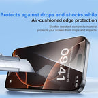OneFish Full Edge Coverage Tempered Glass Screen Protector for IPhone 16e/ 14/13/ 13 Pro 6.1 inch 2 Pack Edge Reinforcement, Self-Aligning Installation, Case Friendly Privacy Screen Protectors