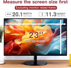 2 Pack 23 Inch Privacy Screen for Computer Monitor 16:9 Aspect Ratio, Eye Protection Anti Glare Computer Screen Cover, Removable Anti-Scratch Computer Screen Privacy Shield for 23'' Widescreen Monitor