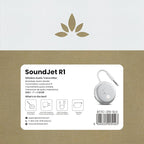 Avantree SoundJet R1 – Airplane Bluetooth Adapter for Headphones & AirPods, aptX Adaptive, Qualcomm Chipset, 20H Battery, Wireless Audio Transmitter for in-Flight Travel Essentials - Silver