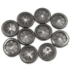 Rubber Grommets for Wiring, 1-3/8 Inch Drill Hole 1-3/16 Inch ID, Firewall Grommets Automotive Cable Cords Hoses Protection, Double-Sided Rubber Plugs for Round Holes, 10 Pcs, 30x35 mm