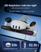 Charging Dock for Meta Quest 3 Charging Station Magnetic Charger for Meta Quest 3 Accessories Charging Stand