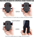 Car Phone Holder Mount for AMPS Standard Diamond Base ，Aluminum 360° Rotation Phone Mount for Car Dashboard Truck Boat Desk， Compatible with iPhone 16 15 14 13 12 Series Samsung S24 S23