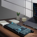 Keychron Q5 Pro Wireless QMK/VIA Mechanical Keyboard, 96% Layout Programmable Knob Full Aluminum Double-Gasket Design, Hot-swappable K Pro Brown Switch for Mac Windows Linux - Black