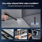 K&F Concept Electric Compressed Air Duster|300000RPM Vacuum Cleaner|3 Gear Adjustable|Super Wind Power| Rechargeable Brushless Motor|for Deep Computer Clean, Keyboard, Car, Home,Outdoor