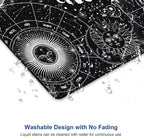 Moon Sun Mouse Pad - Custom Design, Waterproof, Non-Slip Rubber Base, Office Laptop, 9.5"x7.9"x0.12" Inch