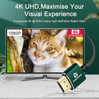 Slim HDMI Cables 3.3FT 5Pack, Ultra Soft & Thin HDMI to HDMI Cord, Extreme Flexible & Skinny HDMI Wire Supports High Speed 4K@60Hz 18gbps 2160p 1080p