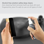 Boundless Audio Vinyl Record Cleaning Kit - 5-in-1 Vinyl Cleaning Kit Includes Velvet Record Brush, Stylus Cleaner, Cleaner Solution, Nylon Brush & Storage Bag
