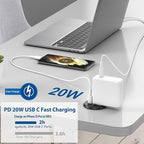 2 inch Desktop Power Grommet with PD 20W USB C,Ultra Thin Flat Plug Power Strip,Recessed Outlet,Slim Outlet Extender for Office,Table Outlets for Home, Office,6 ft Cable(Black)