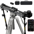 Zeapon Micro 3 E700 Double Distance Motorized Camera Slider, 30''/77cm Travel Distance, Compact Slider with carrying case, Motor Quick Switching, 10-26Lbs Payload and Adjustable Sliding Damping Design