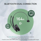 Yealink BH70 UC (NO Dongle) Wireless Bluetooth Headset with Microphone for Work, 35h Talking Battery Life, 3-Mic Noise Cancellation Headsets for Computer, 91g Lightweight Headphone for Open Office