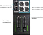Passive Stereo Monitor Volume Controller, with Extended 70MM Fader Audio Volume Controller for Precise Level Adjustments
