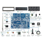 Soldering Practice Kit 5in1 DIY Power Amplifier Circular LED Vibration Alarm Anti-Theft Infrared Sensing Alarm Kit Plug-in Circuit Learn Soldering Kit for Beginners