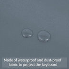 Piano Keyboard Cover 88 Keys,Piano Keyboard Dust Cover,Premium Protection for Electronic Keyboards ,Dirt-Proof, Light Luxury Design-blue