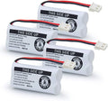 BT162342 BT262342 Battery Compatible with for BT183342 BT283342 BT166342 BT266342 VTech CS6114 CS6419 CS6719 at&T EL52300 CL80111 Cordless Phone(Pack of 4)(Pack 0f 4)
