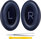 Replacement Ear Pads for Bose QuietComfort 45 (QC45)/QuietComfort SE (QC SE)/New QuietComfort Wireless Over Ear Headphones, Earpads Cushions with Softer Leather and Thicker Memory Foam