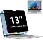 Megoo Privacy Screen for Surface Laptop 13 inch (2025), Magnetic Anti-Spy Film, Anti-Glare, Blue Light Filter, Washable Nano Adhesive, Removable Design
