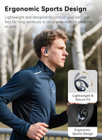 Wireless Earbuds, ANC Noise Cancelling Sport Ear Buds with Multifunctional Touch Screen, Bluetooth 5.4 Headphones, Bass Stereo Sound, 5 EQ Over The Ear Earbuds for Sports/Workout/Gym-Dark Blue