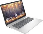 HP 17.3" Business Laptop Computer, 32GB RAM 1.2TB Storage (1TB SSD+256GB Docking Station Set), 10-Core Intel Core i5, Windows 11 Pro & Microsoft Office Included, Fingerprint Reader, PLUSERA Earphones