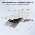 NIMO 15.6" IPS FHD-Gaming-Laptop, AMD Ryzen 5 6600H 6-Cores 660M GPU 32GB DDR5 RAM 2TB SSD(Beat i7-1165G7, Up to 4.5GHz) Computer with 100W GaN Type C Fingerprint Backlit Keyboard Win 11
