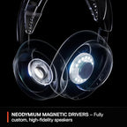SteelSeries Arctis Nova 3P Wireless Multi-Platform Gaming Headset — Mobile App Control — 40 HR Battery — Neodymium Magnetic Drivers — 2.4GHz/Bluetooth — PS5, PS4, PC, Switch, Mobile — Aqua