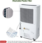 Uhome 120 Pints Dehumidifier with Drain Hose - 6000 Sq. Ft Quiet Dehumidifier for Home, Basements, Storages and Large Rooms with 1.32Gallon Water Tank