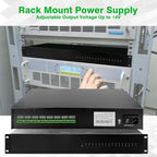 DC 16 Channel VBR CCTV 12V 20A Distributed Power Supply Rack Mount, PTC Reset Fuse,（UPS） Uninterruptible Power Supply System Function，Adjustable Output Voltage，for Security Cameras, DVR，NVR